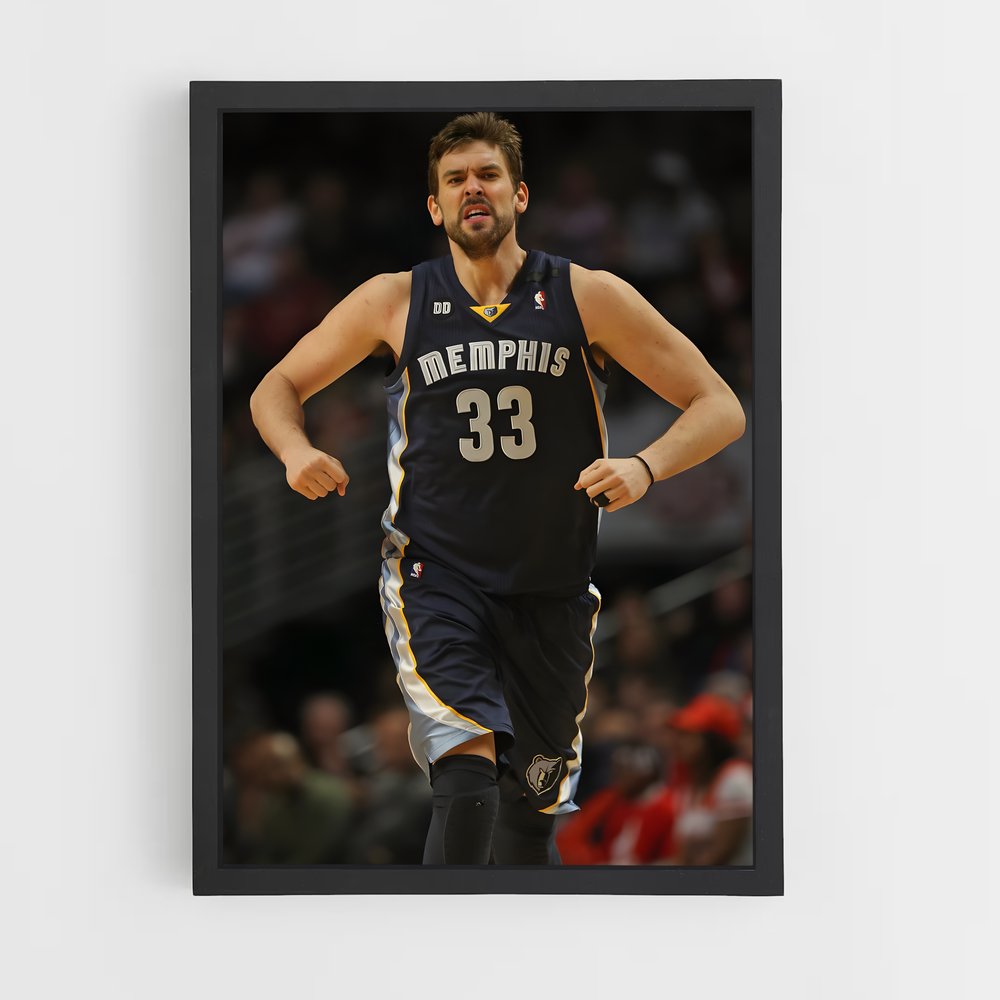 Poster En Pleine Action – affiche Basketball (vue 2)